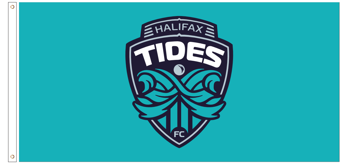 Halifax Tides FC Teal Team Flag