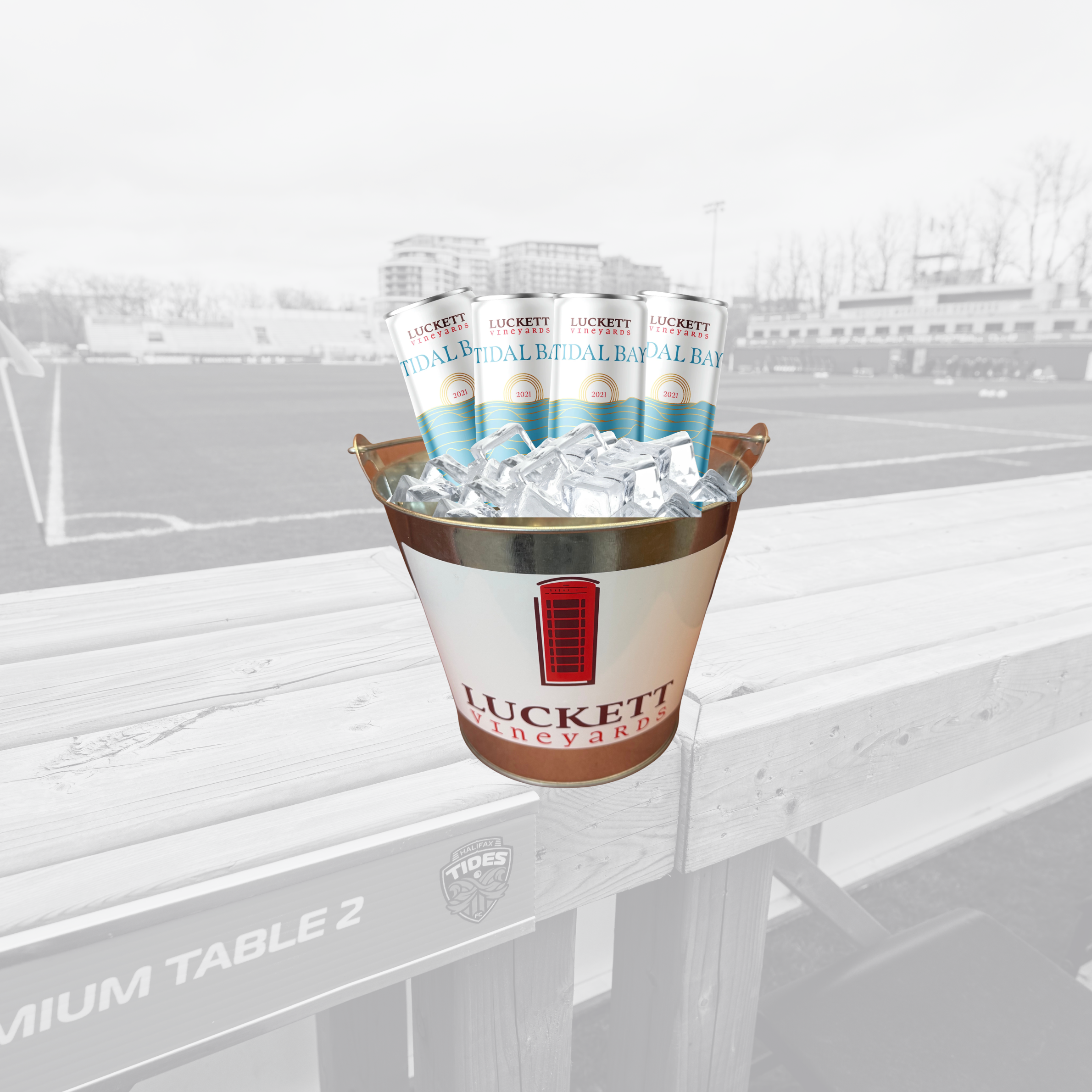 Bucket of Luckett's Tidal Bay (4 Cans)