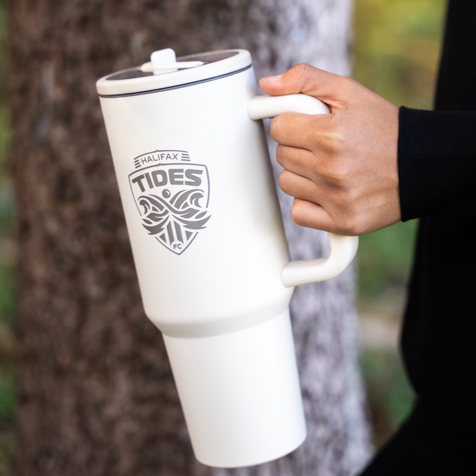 White Halifax Tides FC Tumbler