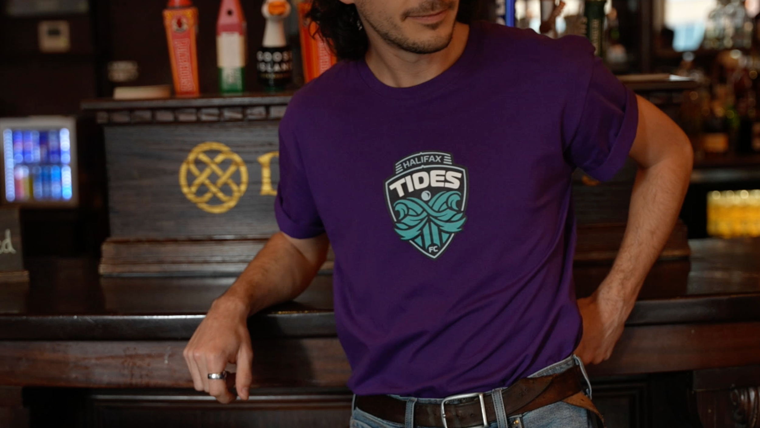 Logan Purple Tee