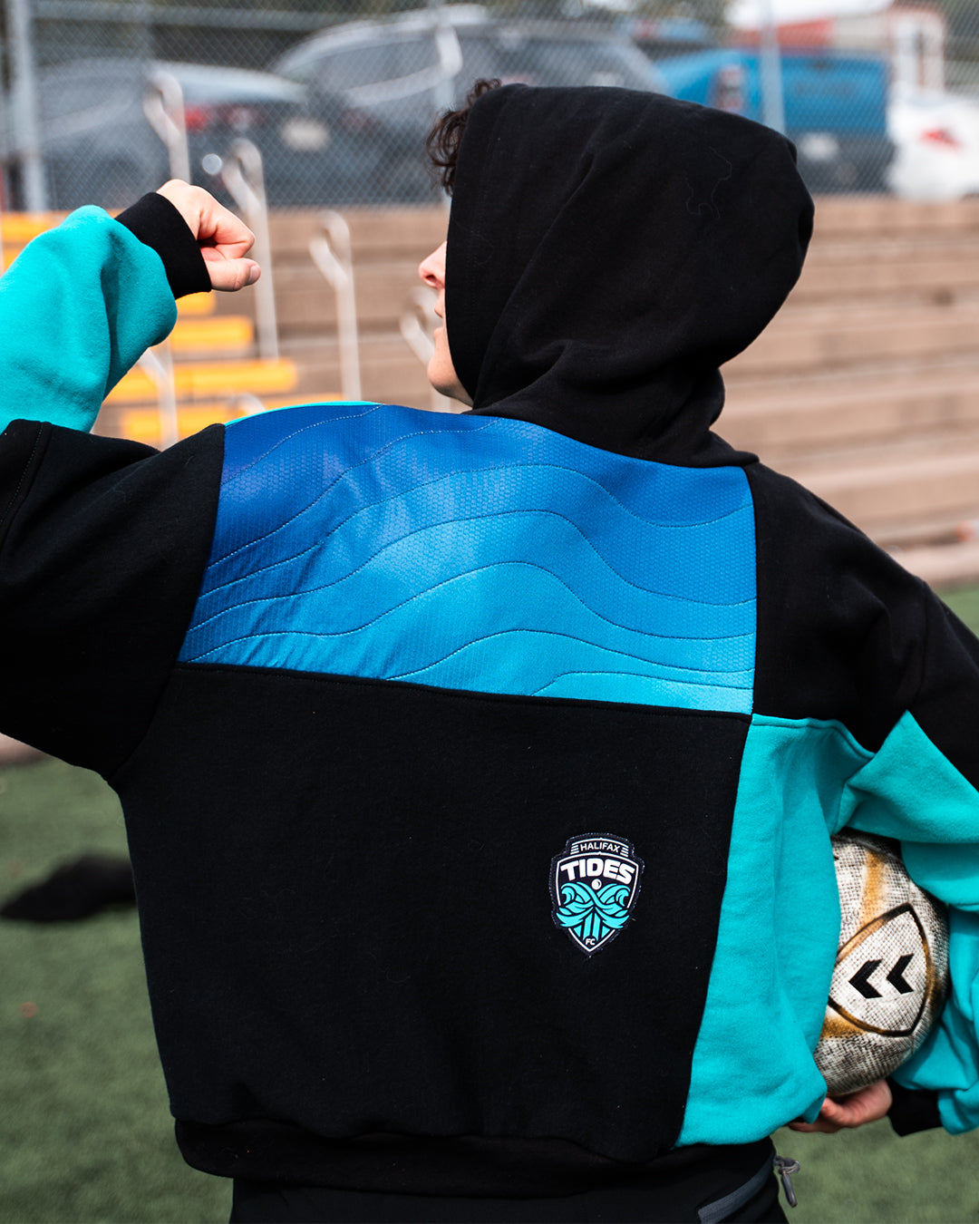 Tides x Shotgun Vintage: One-of-a-Kind Patchwork Crop Sweater