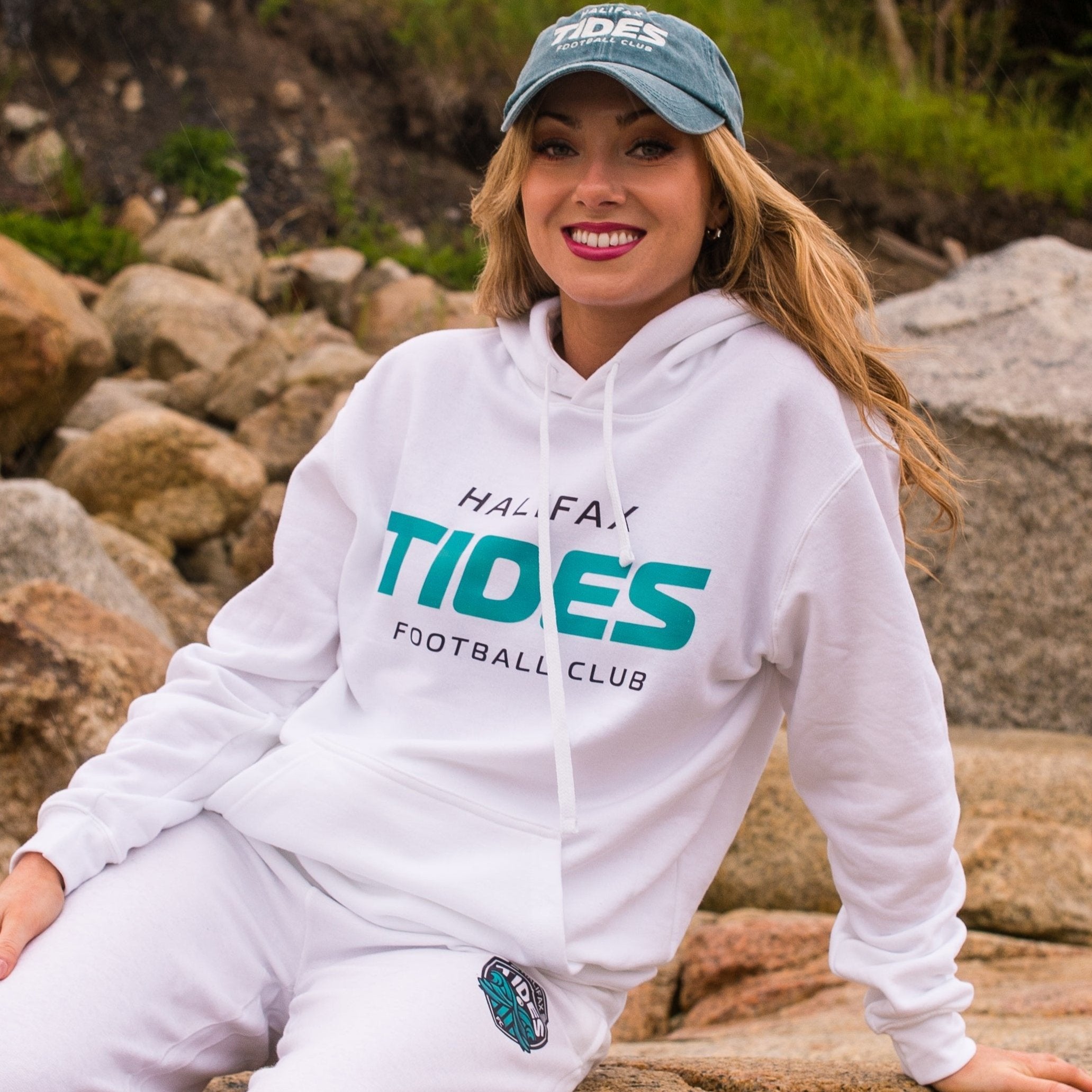 Halifax Tides FC Wordmark Sweater White