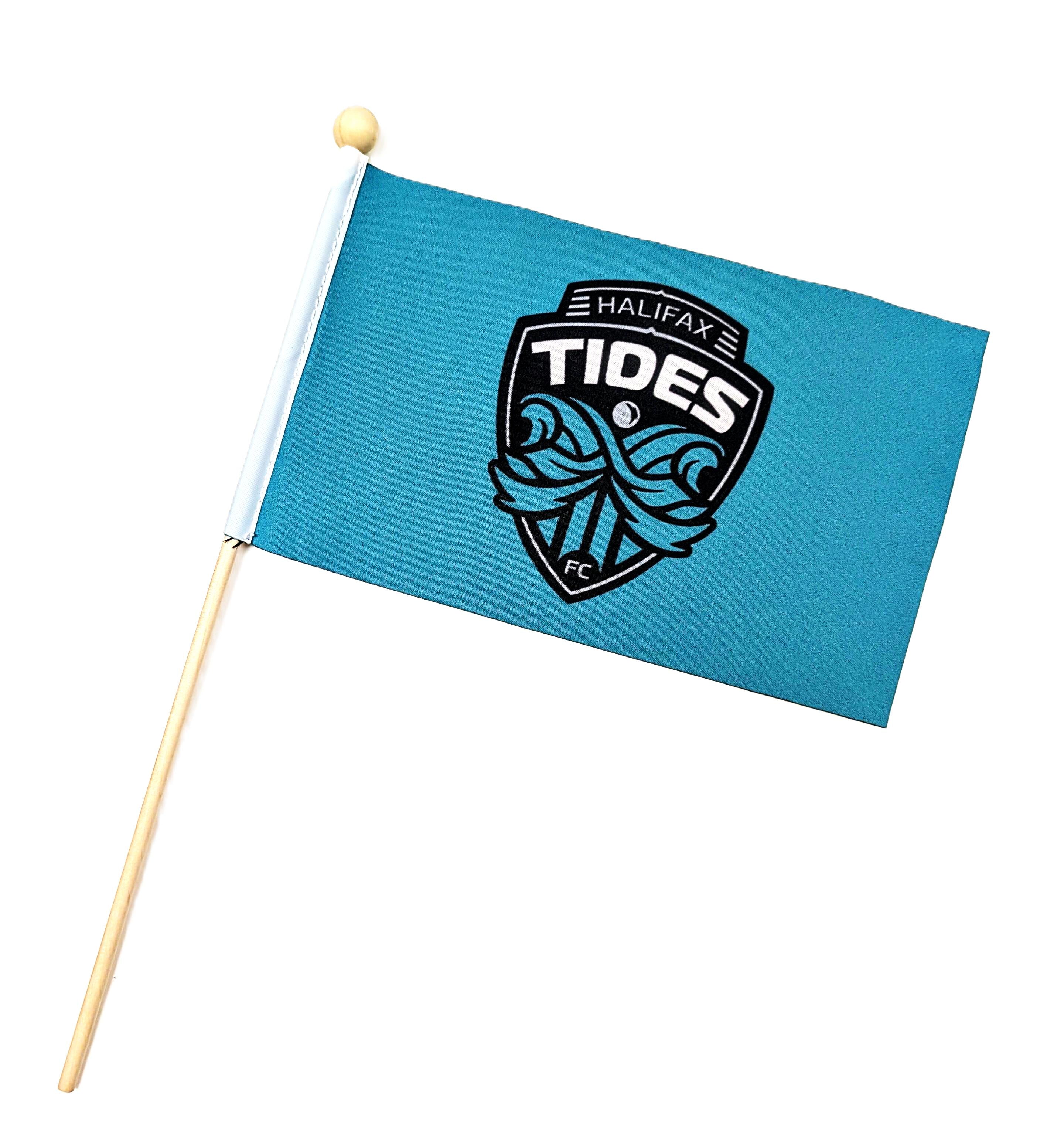 Tides FC handheld mini-flag