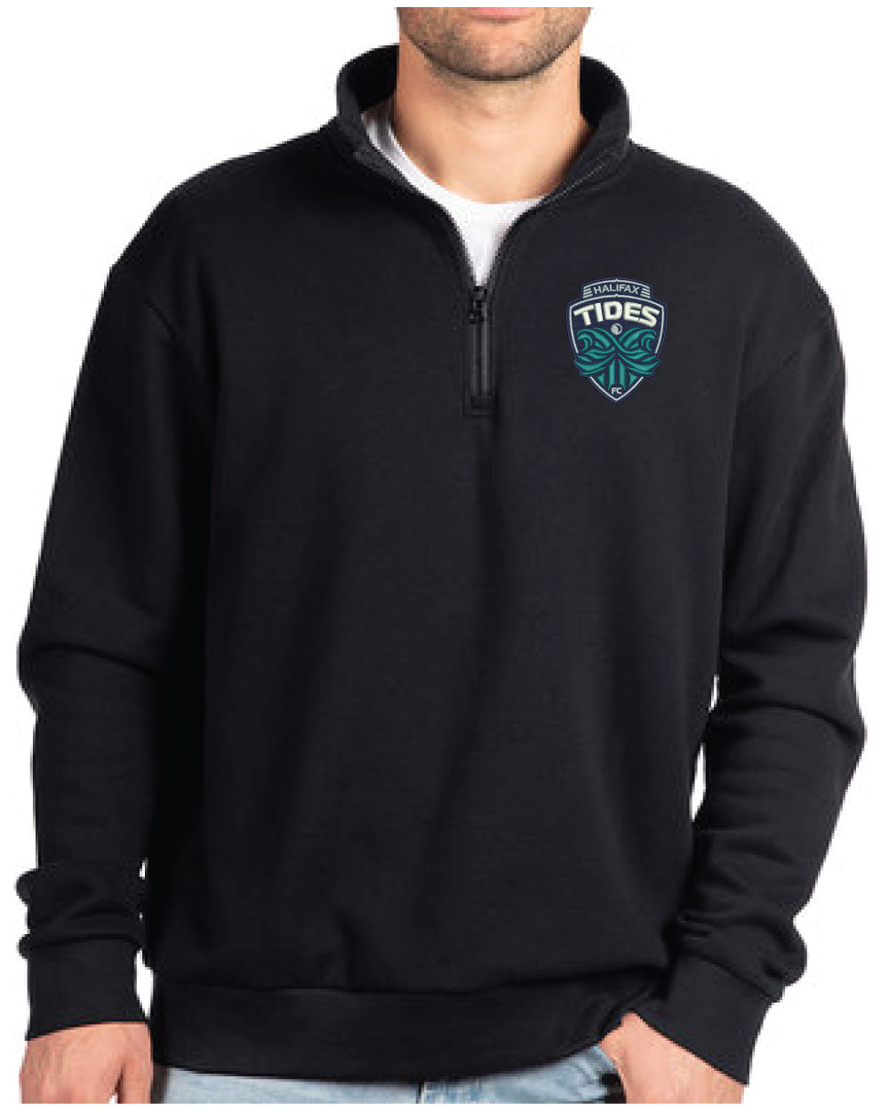 Halifax Tides FC Unisex Quarter (1/4) Zip Sweater